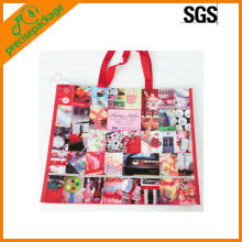 China hot sale Top quality new laminated shopping bag with nylon handles